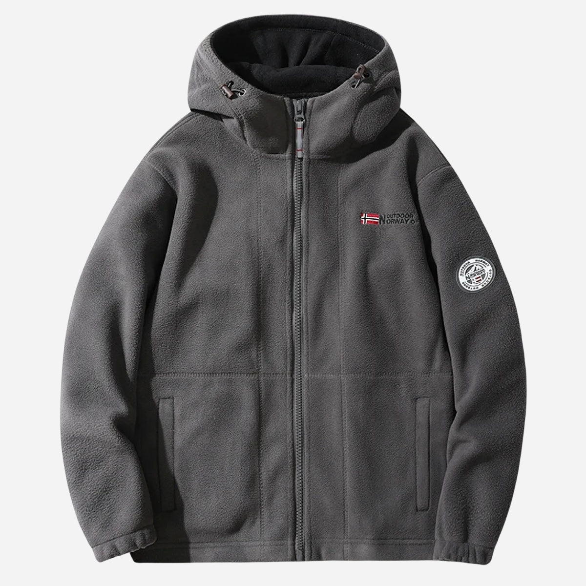 Men's Polar Fleece Jacket with Hood Norway