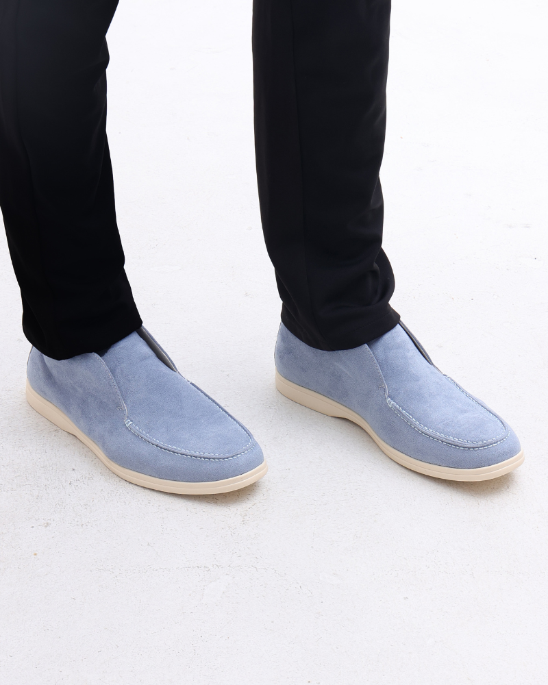 High-Top Suede Loafers