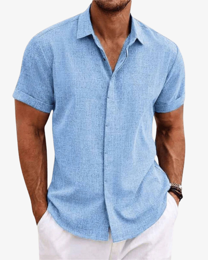 Classic Linen-Cotton Shirt